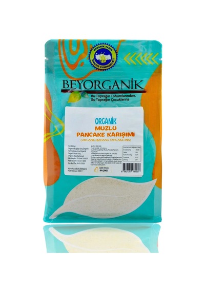 Bey Organik Muzlu Pankek 200 G +12ay Pestisit Ve Aflatoksin Analizli