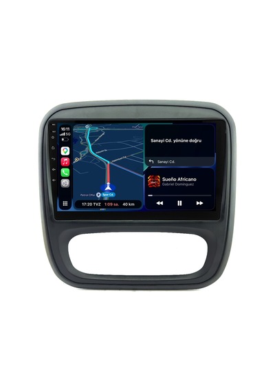 Renault Trafic Android Multimedya Sistemi 2015-2021 Crv-4705xa 9"