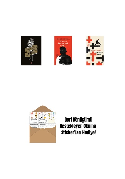 1984 + Wigan İskelesi Yolu + Papazın Kızı Ciltli + Okuma Sticker'ları