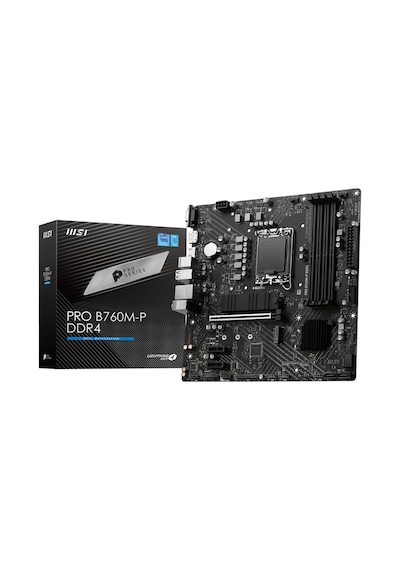 MSI Pro B760M-P DDR4 Intel B760 4800 MHz (OC) DDR4 Soket 1700 mATX Anakart