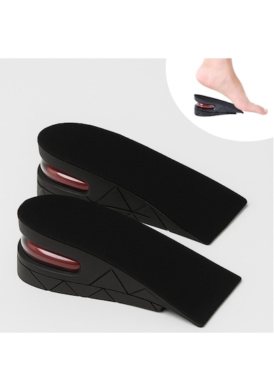 Buffer 5 Cm Boy Uzatıcı Silikon Ortopedik Topuk Tabanlık - Yüksek Konforlu Gizli Yükseltici Ped Unisex