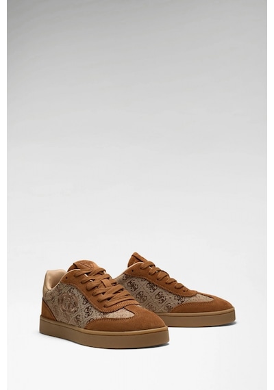 Guess Jacek Kadın Deri Karışımlı Sneaker Kahverengi