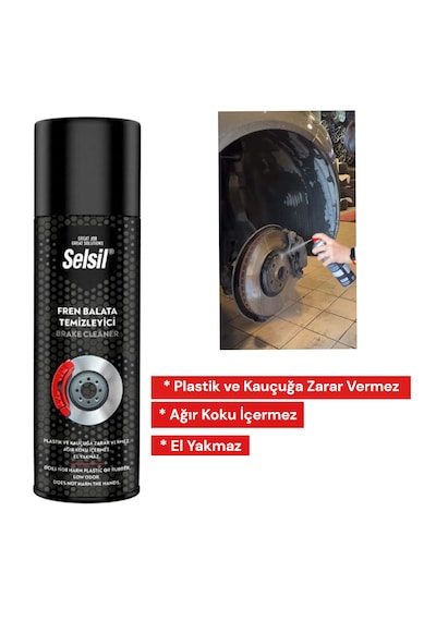 Selsil Kokusuz Fren Balata Temizleme Spreyi 500 Ml