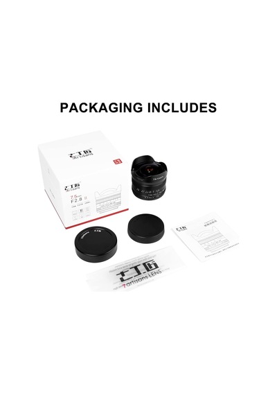 7.5mm F2.8 Mark Iı Aps-c Balıkgözü Geniş Açı Manuel Sabit Lens Canon R Dağı Aynasız Kameralar R Rp R5 R6 Çok Renkli