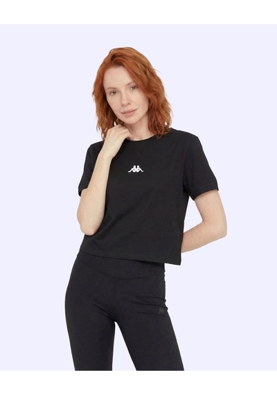 Kappa Khloe Tshirt Kadın Siyah Regular Tişört