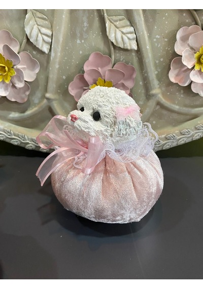 Köpekli Kapı Stoperi Pembe