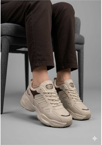 Mcdark Kadın Vizon Sararmaz Taban Sneaker Ayakkabı