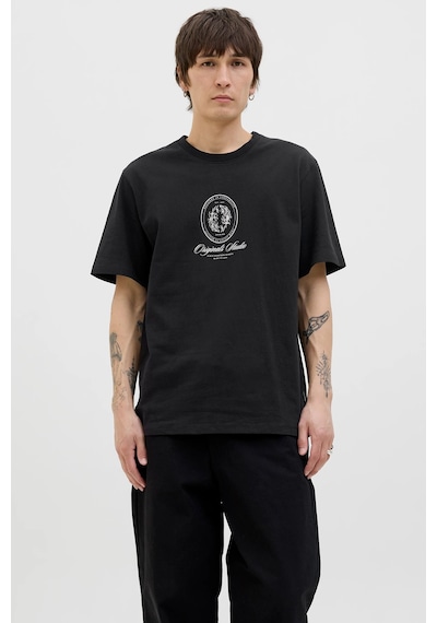 Jack & Jones Erkek T Shirt 12286609 Siyah Siyah