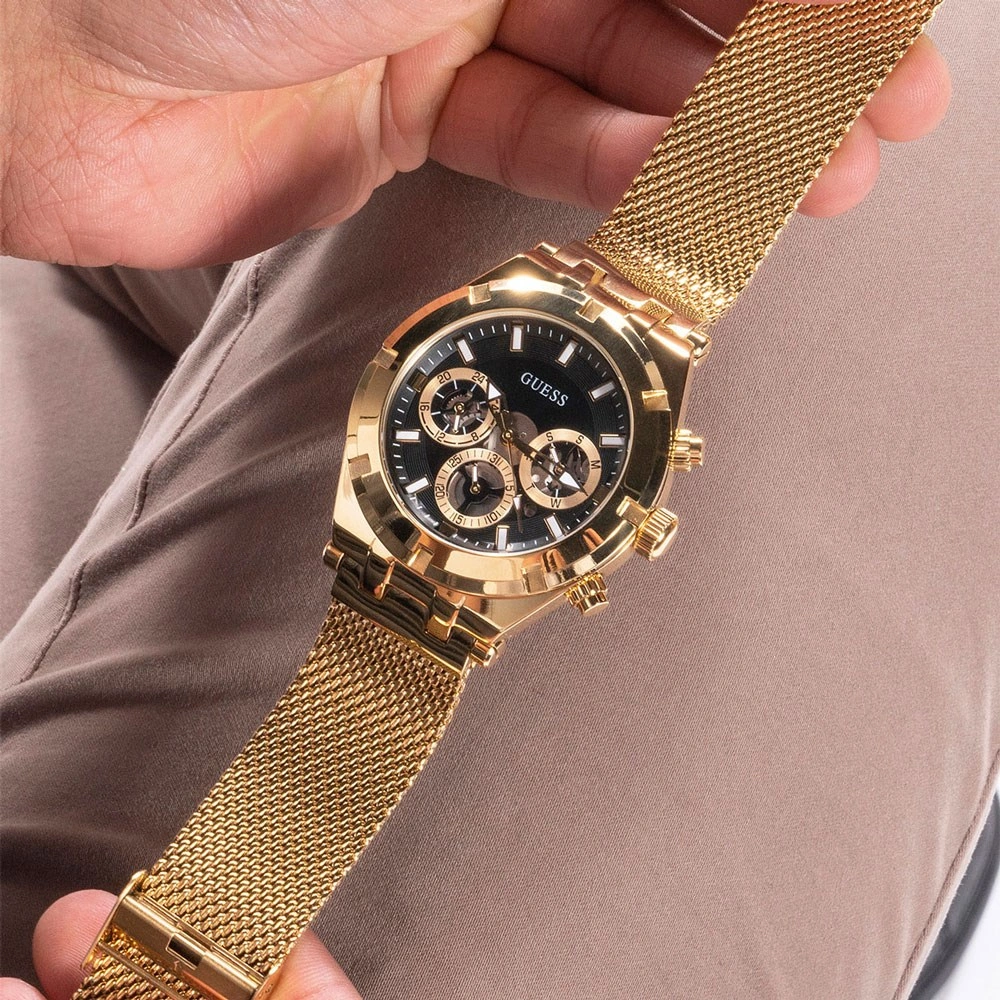 Guess Gugw0582g2 Erkek Kol Saati Altın