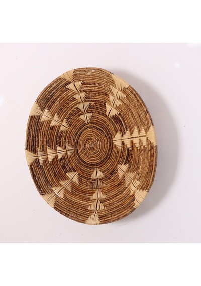 Kaunos 60x14 Cm Çap- Doğal Abaka Duvar Tabağı