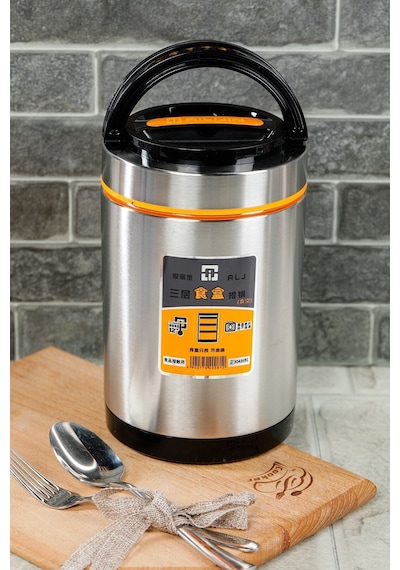 Cooker 3'lü 1.9 Litre Paslanmaz Çelik Yemek Termosu Yk1090 Çok Renkli