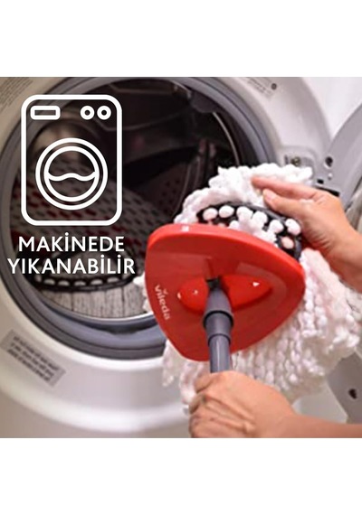Turbo Üçgen Başlık Mikrofiber Yedek Paspas 2 Paket Belirtilmemiş