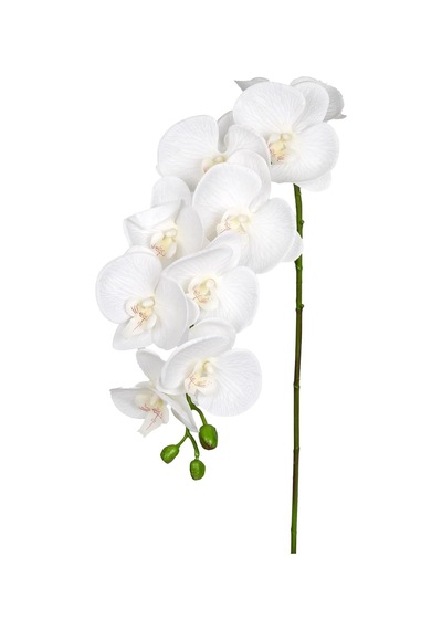 Orkide Gerçek Dokulu Beyaz 95 Cm.