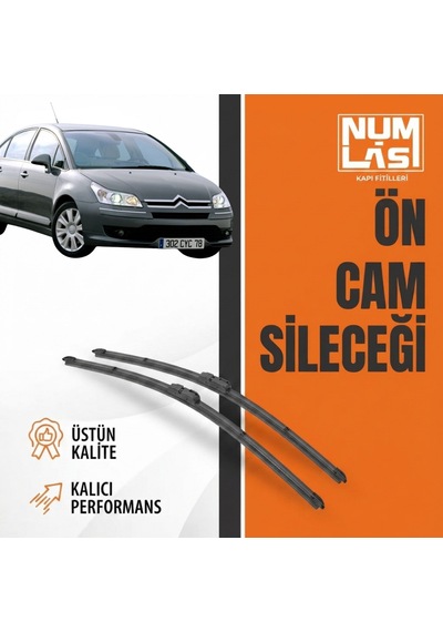 Citroen C4 1.nesil Ön Cam Silecek Takımı Numlas-a Kalite-nm0043