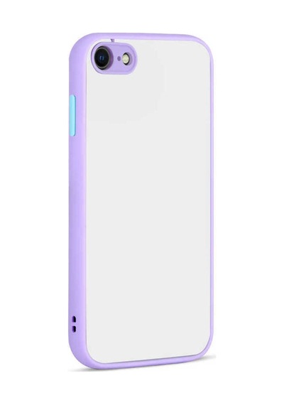 Apple Uyumlu iPhone 8 Kılıf Zore Hux Kapak Lila