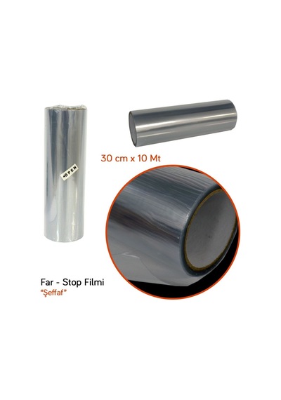 Carub 30 Cm X 10 Mt Şeffaf Far Stop Filmi Br1190472