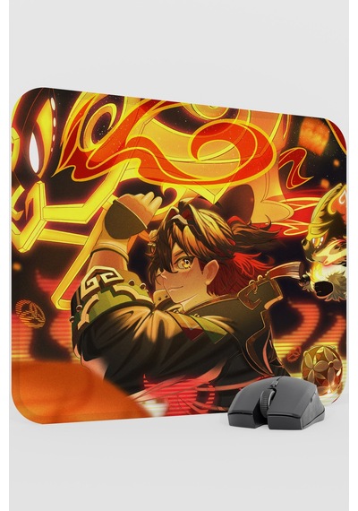 Gaming Genshin Impact Anime Gacha V3 - 48x40 Xl Gaming Mouse Pad Fare Altlığı
