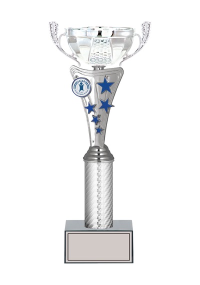 Odak Kupa - Small Kupalar - S-038 A - 35 Cm Altın - Beyaz