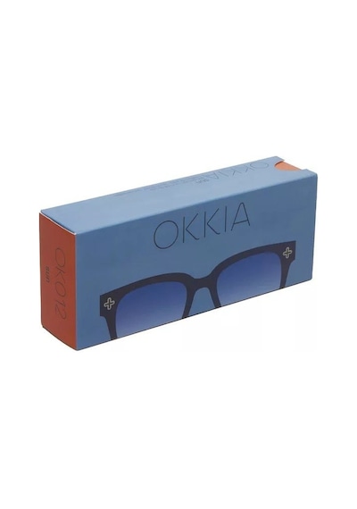 Okkia Giovanni Midnight Unisex Güneş Gözlüğü Mavi Gradyan