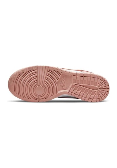 Nike Dunk Low Leather Unisex Sneaker Hakiki Deri Beyaz Pembe Spor Ayakkabı
