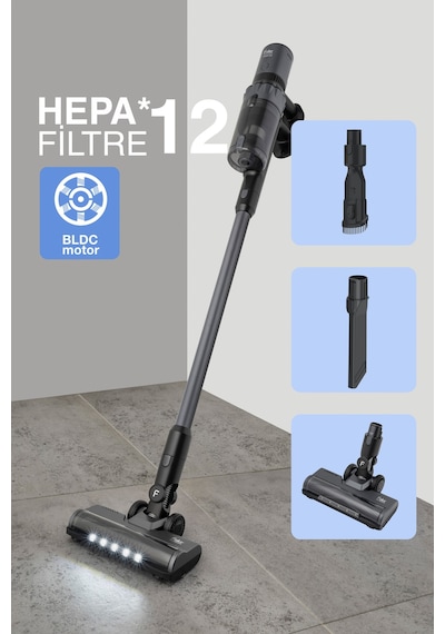 Fakir Shadow 7016 Gun Metal Şarjlı Dikey Süpürge