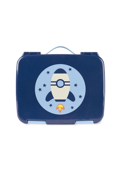 Skip Hop Spark Style Bento Beslenme Kutusu Roket Lacivert