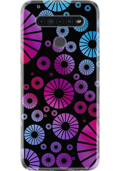 LG Uyumlu K61 Kılıf Desenli Daireler 1751