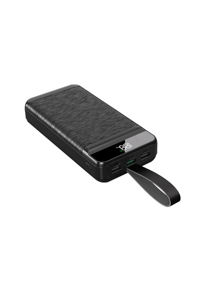 S-link P300 30000mah Pd22.5w+qc3.0 18w Siyah Lcd Taşınabilir Pil Şarj Cihazı Powerbank Siyah