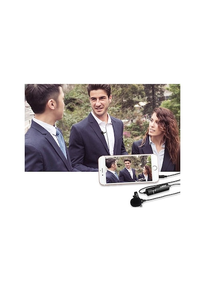 Snopy SN-100M Akıllı Telefon ve Youtuber Yaka Mikrofonu Siyah