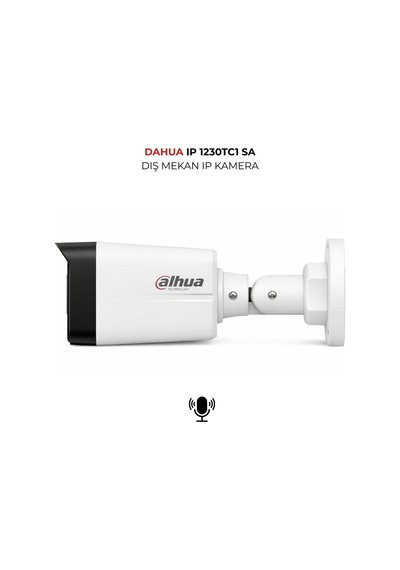 Ipc-hdw1230tc1-sa 2mp H.265+ 2.8mm Bullet Kamera Sesli
