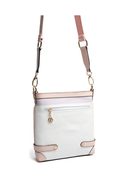 Silver Polo Sp1120 Kadın Çapraz Çanta Ekose Lila-pembe