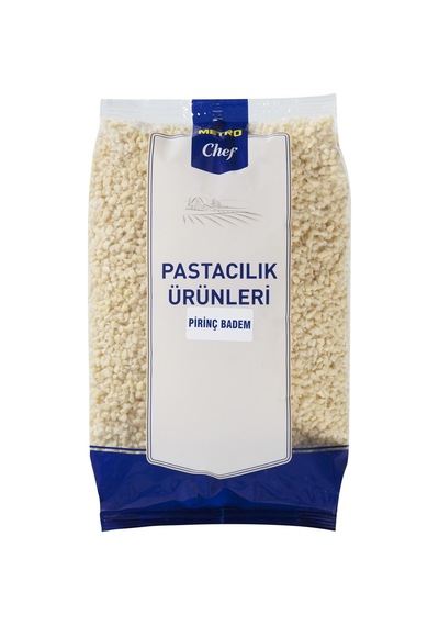 Metro Chef Pirinç Badem 1 Kg - Pastacılık Ve Tatlılar İçin Kaliteli Kuru Yemiş 2'li Ekonomik Pa Tarı Diğer