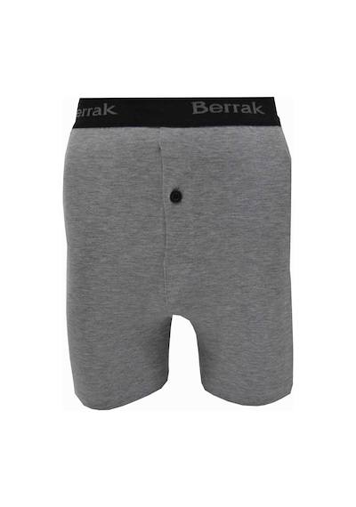 Erkek Likralı Düğmeli 6 Lı Boxer Berrak-1059 001