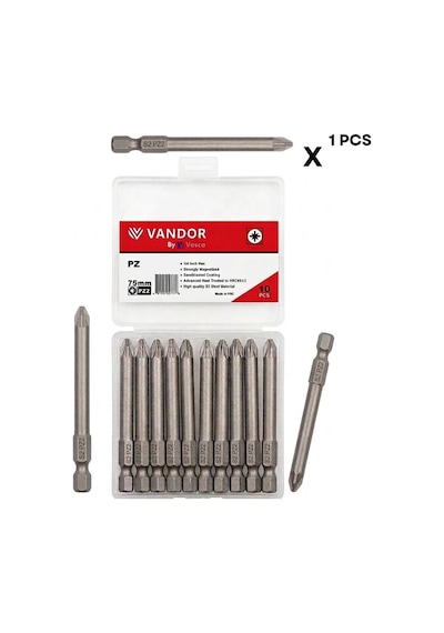 Bits Uç Matkap Ucu Tornavida Ucu Vidalama Ucu S2 Yüksek Kalite Çelik Spz2 75 - 637962027778