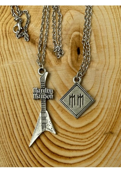 Paytak Moda Marilyn Manson Bff 2li Rock Metal Grup Zincir Kolye Pytkznkly0153