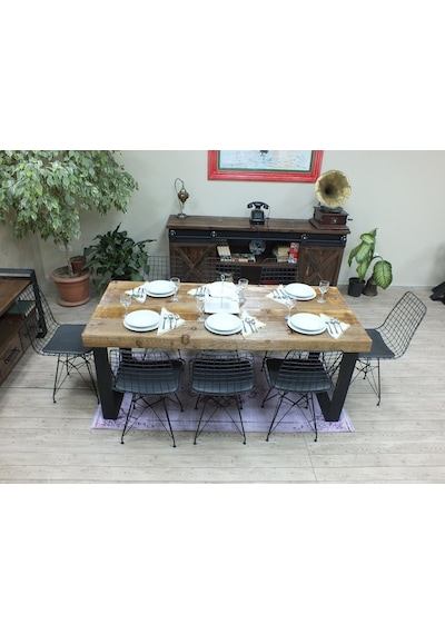 Ntconcept Ntconcept Doğal Ağaç Yemek Masası (279836306)