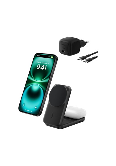 Ultracharge Magsafe Uyumlu 2 Si 1 Arada Qi2 25w Kablosuz Şarj İstasyonu, İphone 17, Airpods, Pixelsnap, Dönüştürülebilir Masaüstü Standı, Usb-c Portlu, 45w Adaptör, Siyah Ultracharge Magsafe Uyumlu 2 Si 1 Arada Qi2 25w Kablosuz Şarj İstasyonu, İphone 17, Airpods, Pixelsnap, Dönüştürülebilir Masaüstü Standı, Usb-c Portlu, 45w Adaptör, Siyah