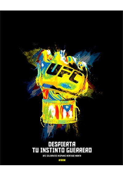 Zepplin Giyim UFC Despierta Tu Imstimo Guerrero Büyük Sırt Patch Yama