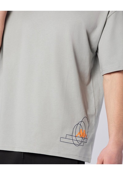 Kappa Fortes Tee Erkek Gri Comfort Tişört
