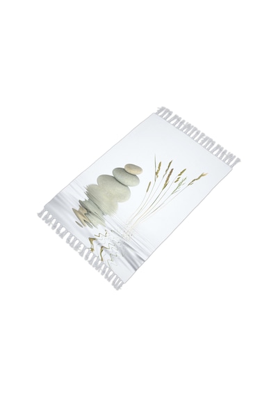 Zethome Stone And Reed Banyo Paspas Ve Tek Kanat Duş Perdesi 1x12 Çok Renkli