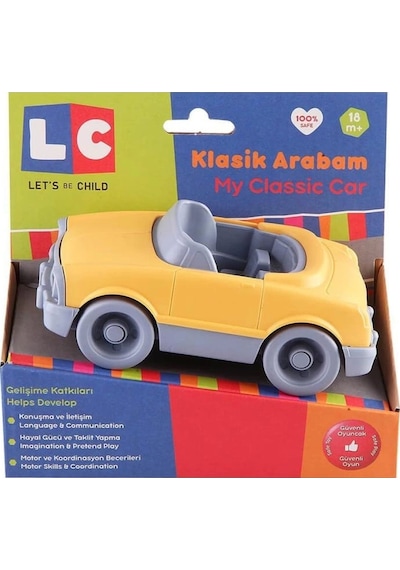 Mey İthalat 30780 Klasik Arabam +18 Ay Sarı