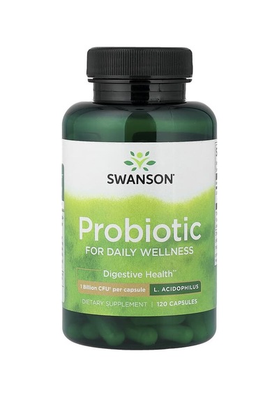 Swanson Vitamins, Probiotic, 120 Capsules 1 Billion Cfu Per Capsule