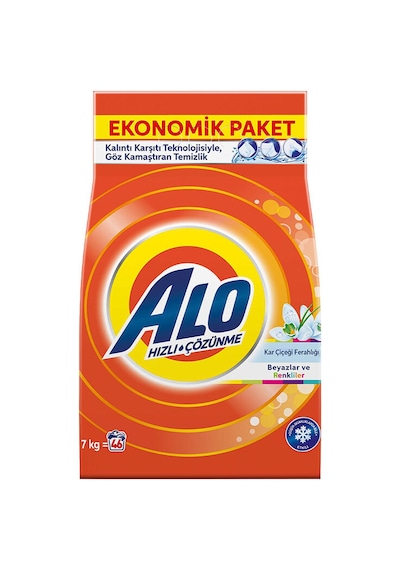 Alo Çamaşır Deterjanı 7 Kg Renkliler + Beyazlar Diğer