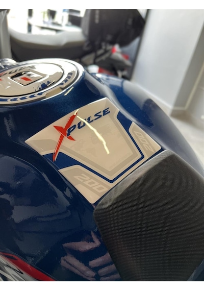 Hero Xpulse Beyaz Mavi Full Tank Pad Set 3d Sticker