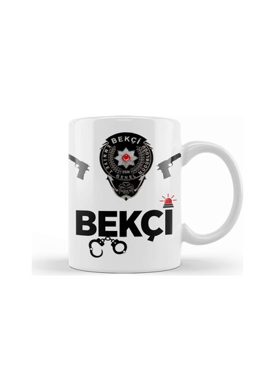 Emniyet Bekçi Kupa Bardak Porselen Karışık