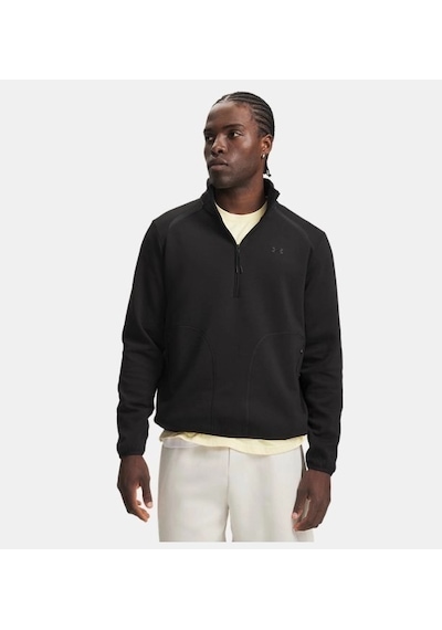 Under Armour Ua Unstoppable Flc 1/2 Zip Mens Ultimate Black / / Black 6017023-008 Siyah