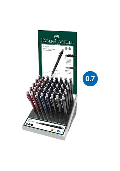 Faber-castell Versatil Kalem Apollo 0.7 Mm Klasik Renkler 40 Lı Stand 23 27 40