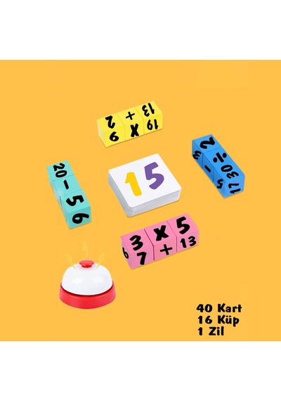 Küçük Yaş Gelişim Eğitici Oyuncaklar Sabır Küpü Matematik Bulmaca Oyunu