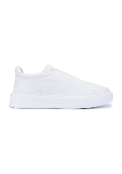 Fabi Erkek Hakiki Deri Beyaz Sneakers & Spor Ayakkabı 510 Fu1325a Erk Ayk Y25 Bıanco Beyaz