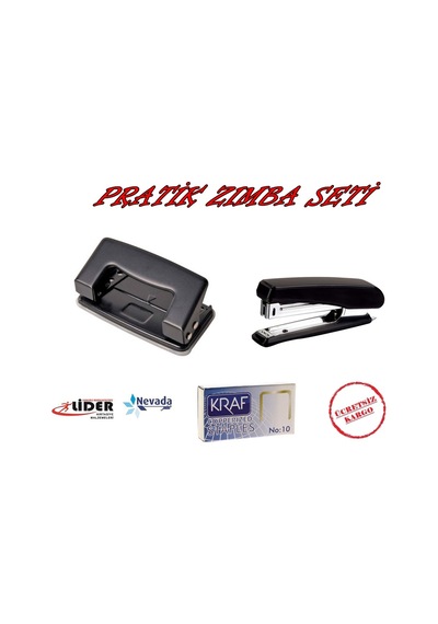 3'lü Pratik Zımba Seti